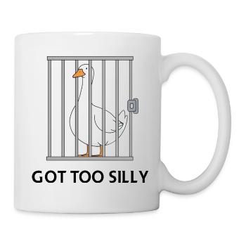 Goose – Wurde zu albern - Tasse - Weiß - Rechts