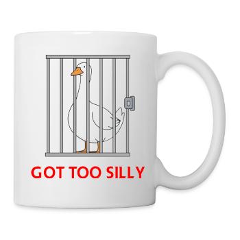 Goose – Wurde zu albern - Tasse - Weiß - Rechts