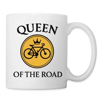 Reine du vélo - Mug blanc - blanc - Droite