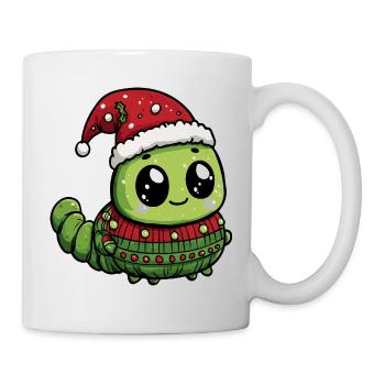 Noël de Noël Worm - Mug blanc - blanc - Droite