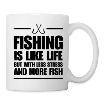 Fishing Fish Lover Fisherman Grandpa Retirement - Mug - white - Right