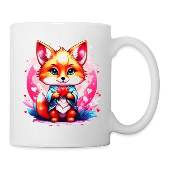 Kawaii Chibi Fox - Mug - white - Right