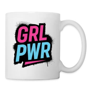 GIRL POWER – lass uns reden. - Tasse - Weiß - Rechts