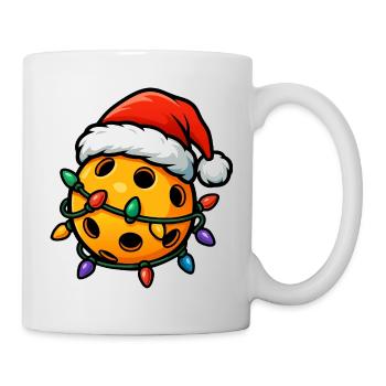Funny Christmas Pickleball Players - Mug - white - Right