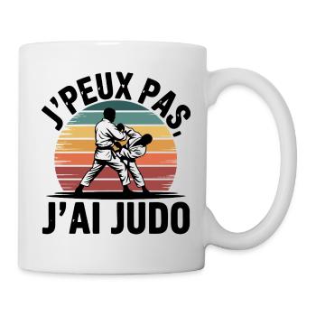 I can't I have judo humor gift - Mug - white - Right