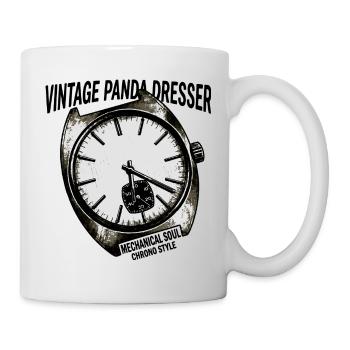 Graphisme de montre chrono vintage - Mug blanc - blanc - Droite