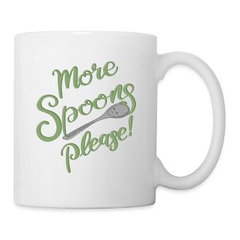 More Spoons please! - Tasse - Weiß - Rechts