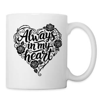Tattoo Calligraphy Design You are my peace  - Tasse - Weiß - Rechts