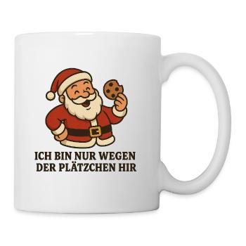 Santa Cookie Saying - Mug - white - Right