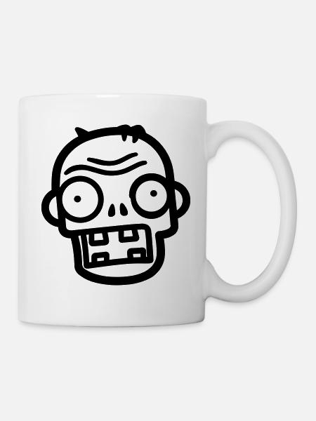 Zombie - Tasse - Weiß