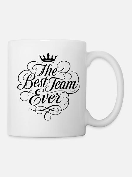 Das Beste Team Ever - Tasse - Weiß