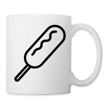 corn dog - Mug - white - Right