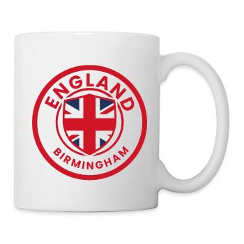 Birmingham Union Jack Badge - Mug - white - Right