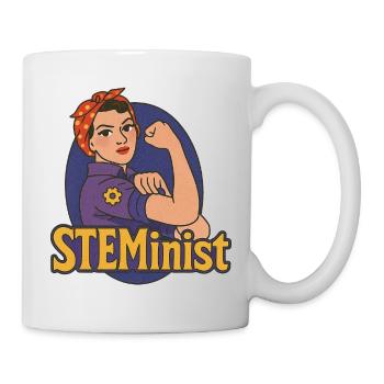 STEMinist Rosie Power - Tasse - Weiß - Rechts