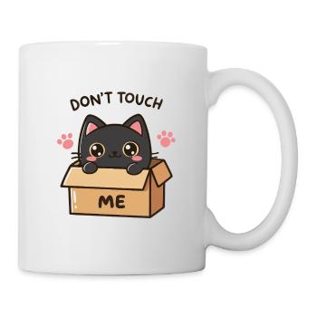 Naughty Cat in Box: Do Not Touch - Mug - white - Right