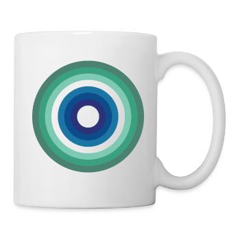 LGBTQ_circles_resize_gaymen - Mug blanc - blanc - Droite