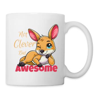 Nicht Clever Doch Großartig Känguru - Tasse - Weiß - Rechts