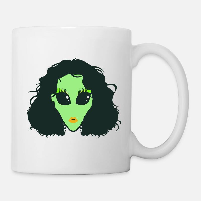 alien_drag_queen - Mug - white