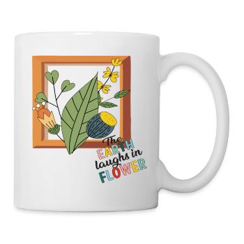 Image de fleur - Mug blanc - blanc - Droite