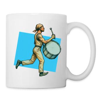 DRUMMER #1 - sound & vision - Mug - white - Right