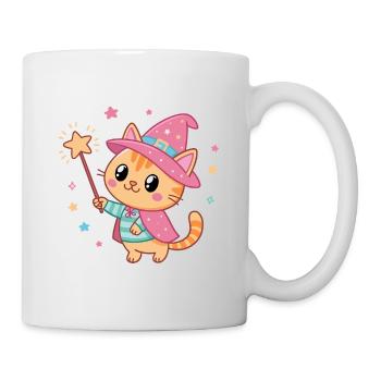 Star Wizard Cat Magician - Mug - white - Right