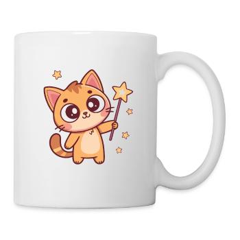 Star Wizard Cat - Mug - white - Right