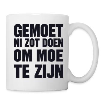 PAS BESOIN D’ÊTRE FOU POUR ÊTRE FATIGUÉ. - Mug blanc - blanc - Droite