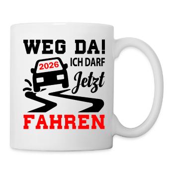 Driving License 2026 Driving Test Driving License Test - Mug - white - Right