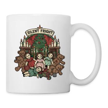 Poupée d’horreur Sapin de Noël gothique Peur d’Halloween - Mug blanc - blanc - Droite