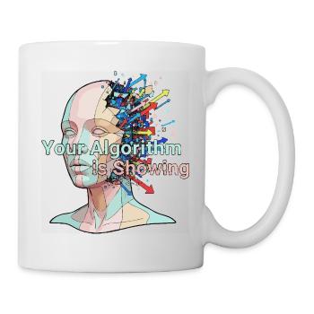 Votre algorithme montre - Mug blanc - blanc - Droite