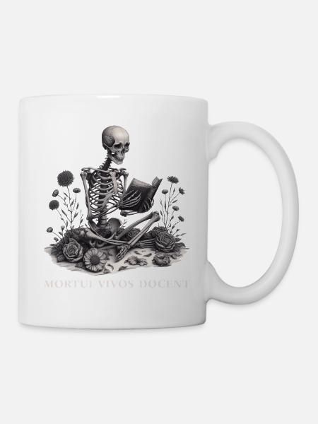 Rechtsmedizin Spruch Pathologe Mortui Vivos Docent - Tasse - Weiß