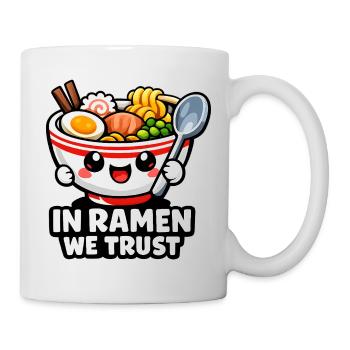 Ramen Noodles kawaii - Tasse - Weiß - Rechts