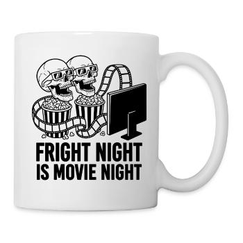 Conception de la soirée de films d’horreur de la soirée Fright Night - Mug blanc - blanc - Droite