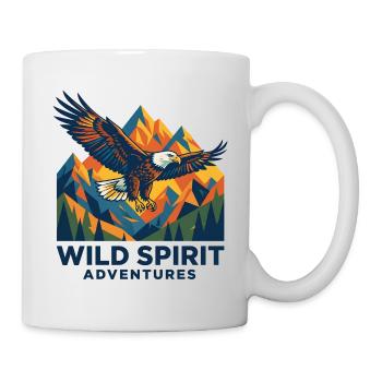 Wild Spirit – Eagle Adventures - Mug - white - Right