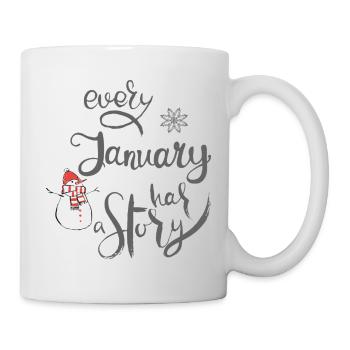 January - Mug - white - Right