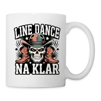 Line Dance Na Klar Skull - Tasse - Weiß - Rechts