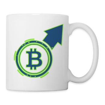 Bitcoin Bull Run Arrow To The Moon - Mug - white - Right
