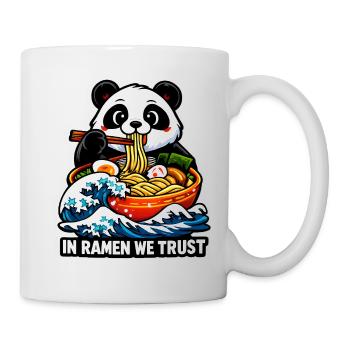 Panda Ramen: In Ramen We Trust - Mug - white - Right