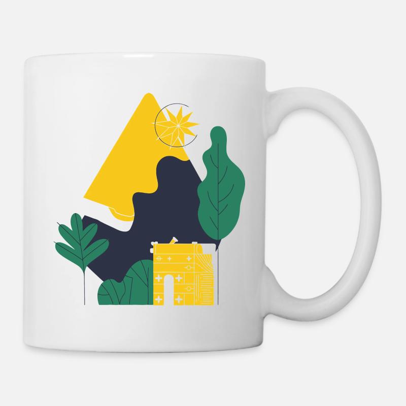 Abstract Desert Landscape - Mug - white