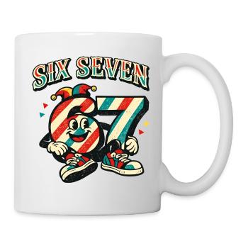 67 Six Seven Carnival Cute Italy Meme - Mug - white - Right