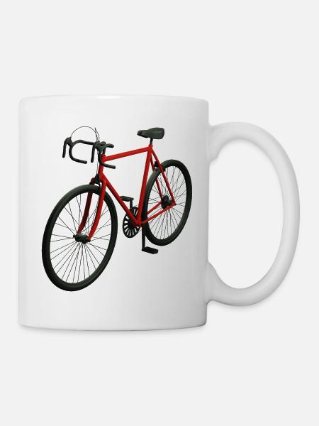 Retro Road Bike - Mug - white