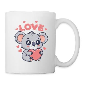 Koala Heart Love Soft Drawing - Mug - white - Right