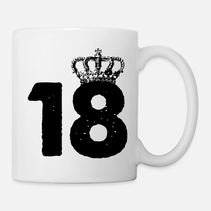 18 Krone - Tasse - Weiß