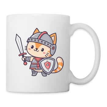 Miniature Knight Cat - Mug - white - Right