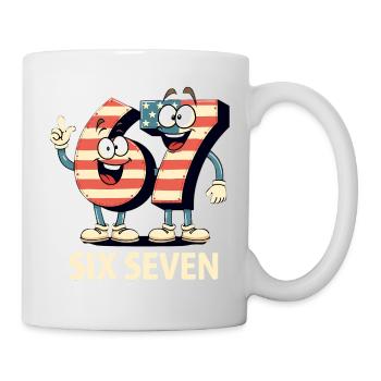 US Flag 67 Memes Six Seven - Mug - white - Right