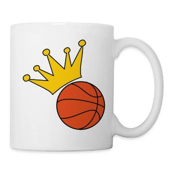 Basketball / Basketball / Basktet-Ball / Sport - Tasse - Weiß - Rechts