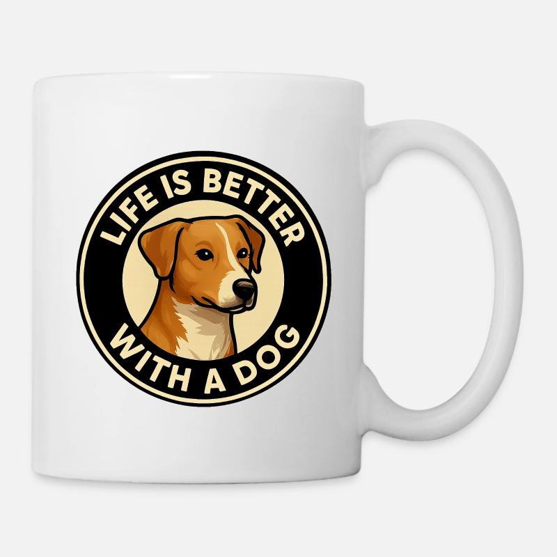 La vie est meilleure avec - Mug blanc - blanc