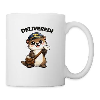 Otter Postman Delivers - Mug - white - Right