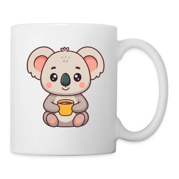 Koala Doux Tasse Café - Mug blanc - blanc - Droite