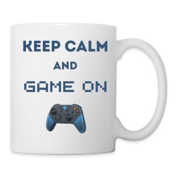 Reste calme et continue le jeu - Mug blanc - blanc - Droite